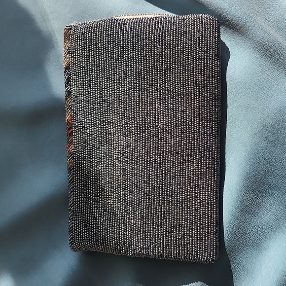 Vintage Aspects Ex Cond Beaded Striped Clutch, $45 - Picture 8 of 13